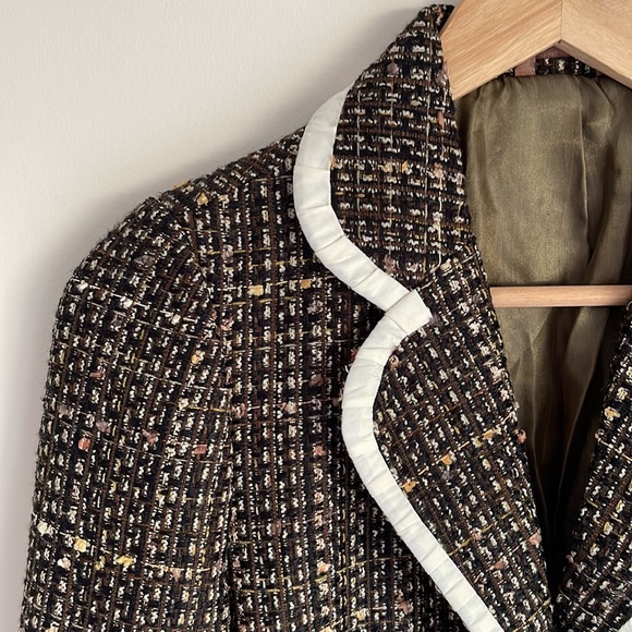 VINTAGE | Yaly single breasted cropped tweed jacket - Picture 9 of 10